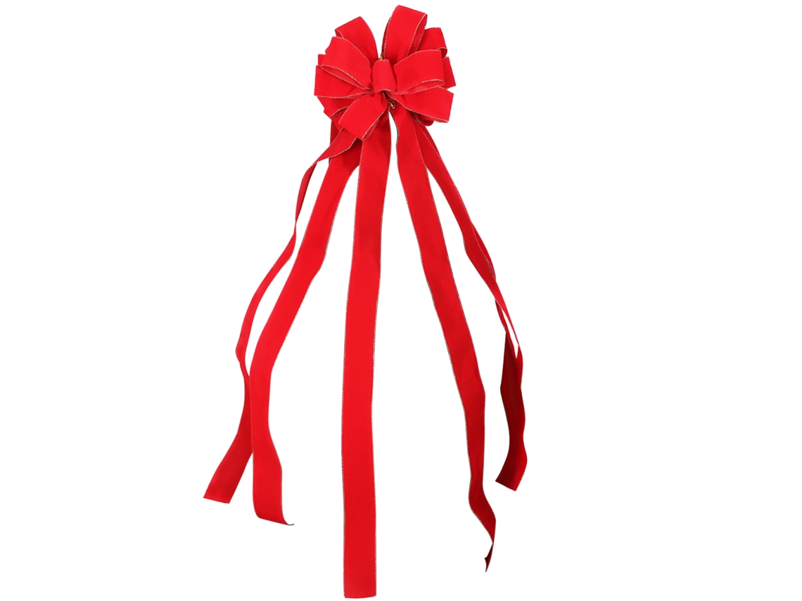 Árvore De Natal Grande Laxiscreed Com Laço Vermelho, 120cm, Decoração Festiva Flocking
