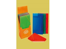 Paq/10 Capas Gomas Solapas Fº Azul Claro Pp Opaca