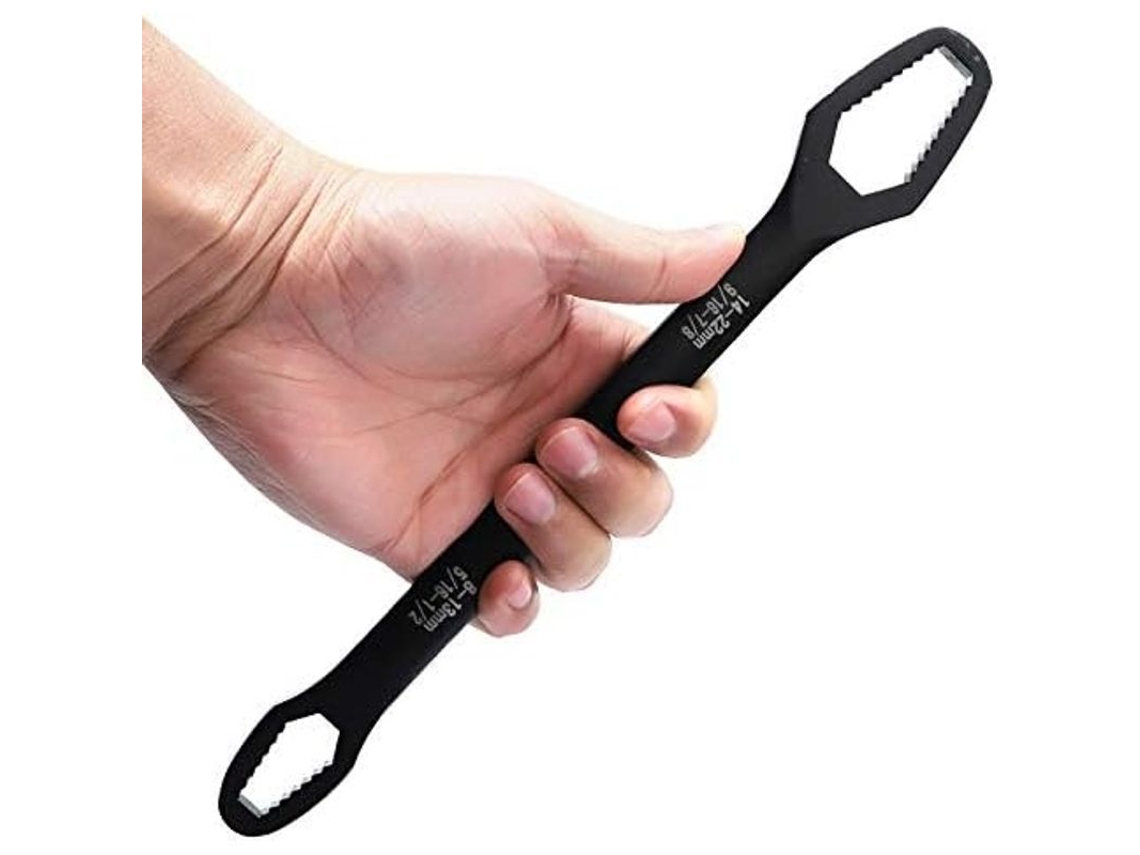 Chave Universal De Duas Pontas 8-22mm Chave De Martelo De Aço Preto Para Ajustar Porcas E Parafusos