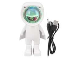 Rebe-projetor De Luz Pôr Do Sol Astronauta Robô Cor Amarela Para Quarto Festa Decoração De Sala Transmissão Ao Vivo
