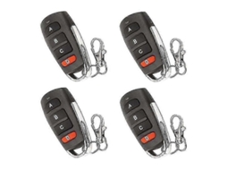 Conjunto De 4 Controles Remotos Universais Duplicadores Para Portas De Garagem, Controles Remotos Para Portões, Chaveiros De Substituição Para Po