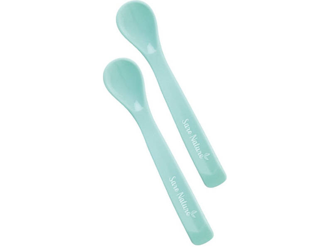 Colher SARO BABY de Silicone  (Verde)