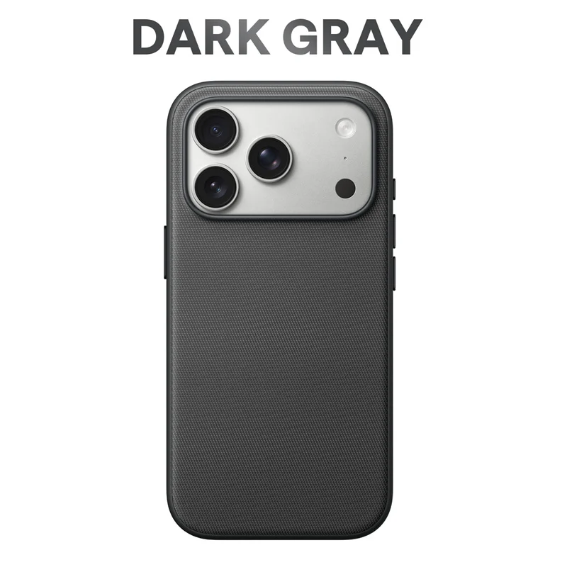 Capa Para Celular (cinza, Iphone 17 Pro), Compatível Com Carregamento Magnético.