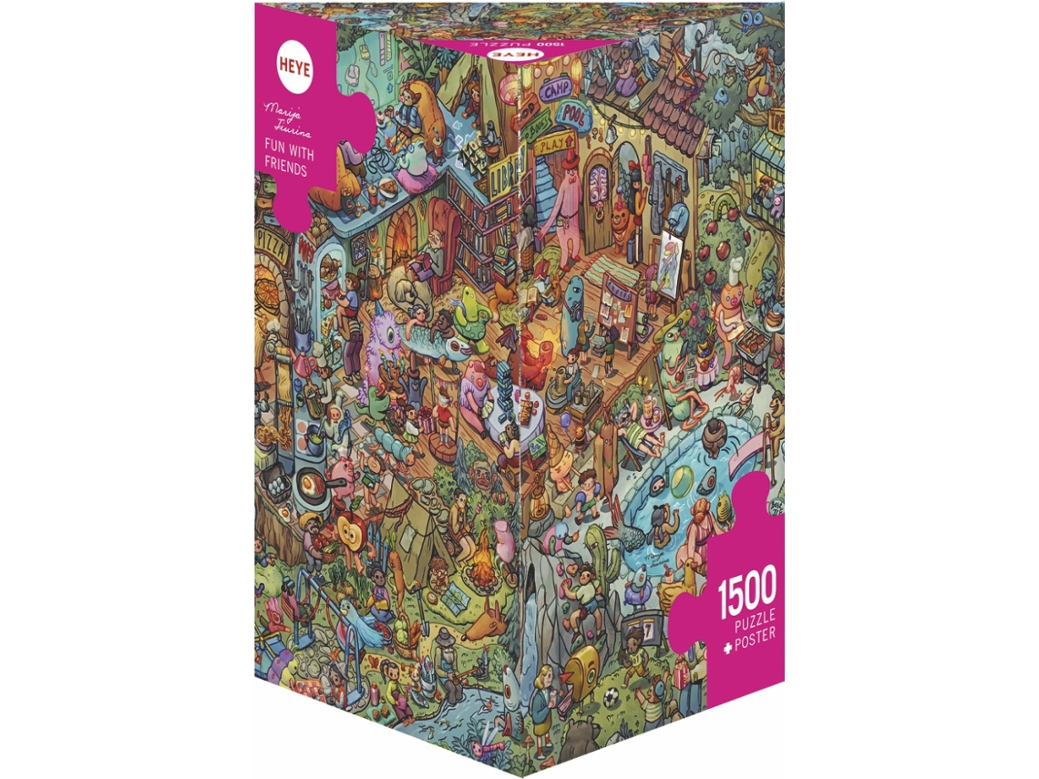 Puzzle 1500 peças Tiurina Fun With Friends (Idade minima recomendada: 9 anos)