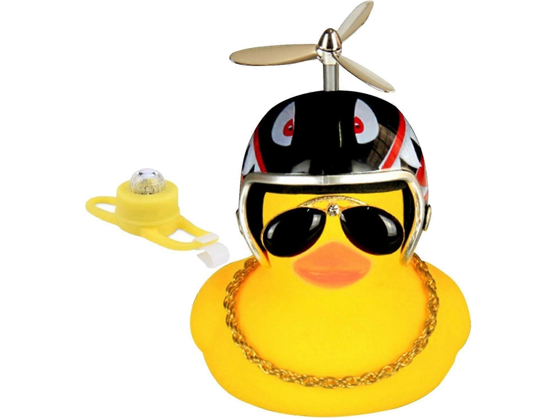 Buzina para Bicicleta, com Led, para Guidão, Infantil, Formato de Pato AQUAFORGE