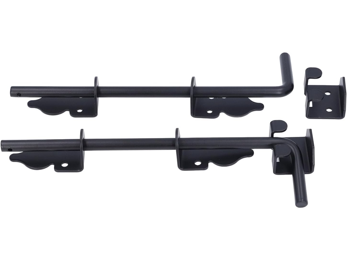Conjunto De 2-hastes Fixação Metálicas Yinhing 30cm 12 Polegadas Com Revestimento Em Pó Para Portões Simples E Duplos
