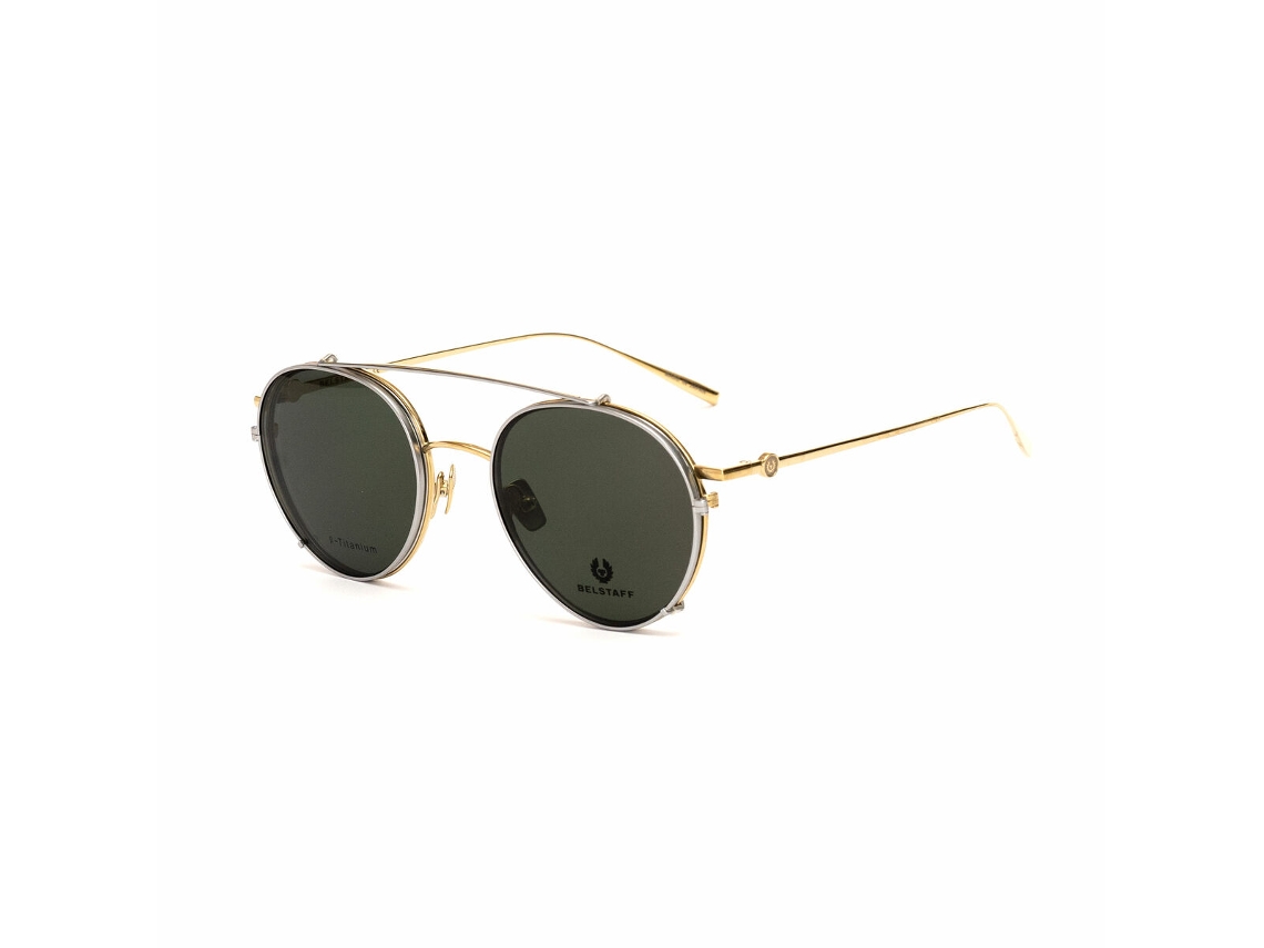Óculos de sol Belstaff Jagged Clip-On - Dourado - Cinza (Titânio - Dourado - Ø 53 mm)