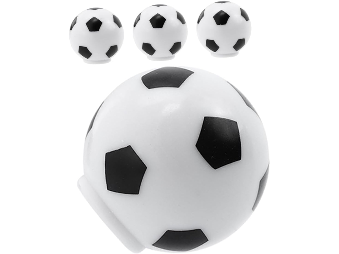 Conjunto De 4 Puxadores Gaveta Em Formato Bola Futebol Para Meninos E Meninas, Ideais Para Armários, Cômodas E Guarda