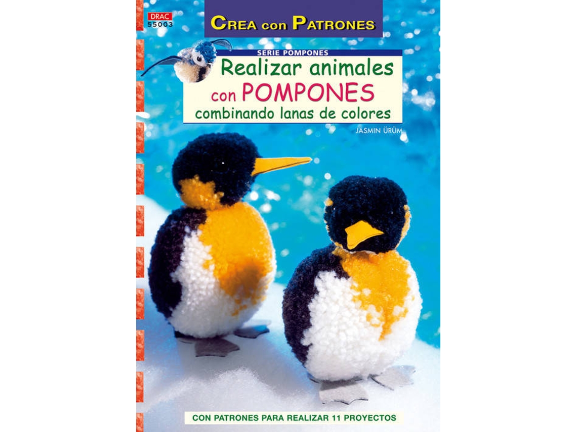 Livro Serie Pompones Nº 3. Realizar Animales Con Pompones Combinando Lanas De Colores de Jasmin Ürüm (Espanhol)