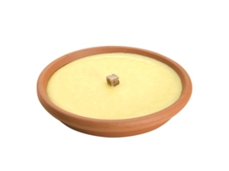 Vela antimosquitos citronela recipiente terracota 16 cm. / 190 gramos