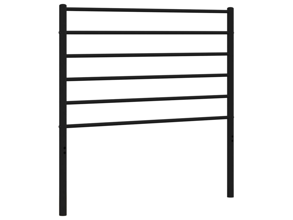Headboard, Headboards Vidaxl Preto Aço (107 Cm)