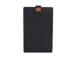 EIOORORRIY Capa leve e fina para iPad, capa de feltro para laptop para iPad de 15 polegadas, capa protetora, cinza escuro