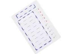 Quadro De Tâches Ménagères En Plastique Effaçable Para Adolescentes Stylo Portátil Suivi De Rotina Em