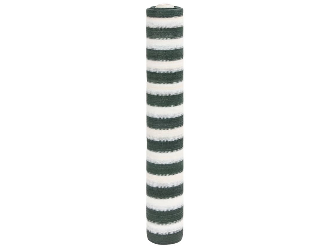 Vidaxl Rede Ocultação P/ Privacidade Pead 195g/m² 1,5x25m Verde Branco