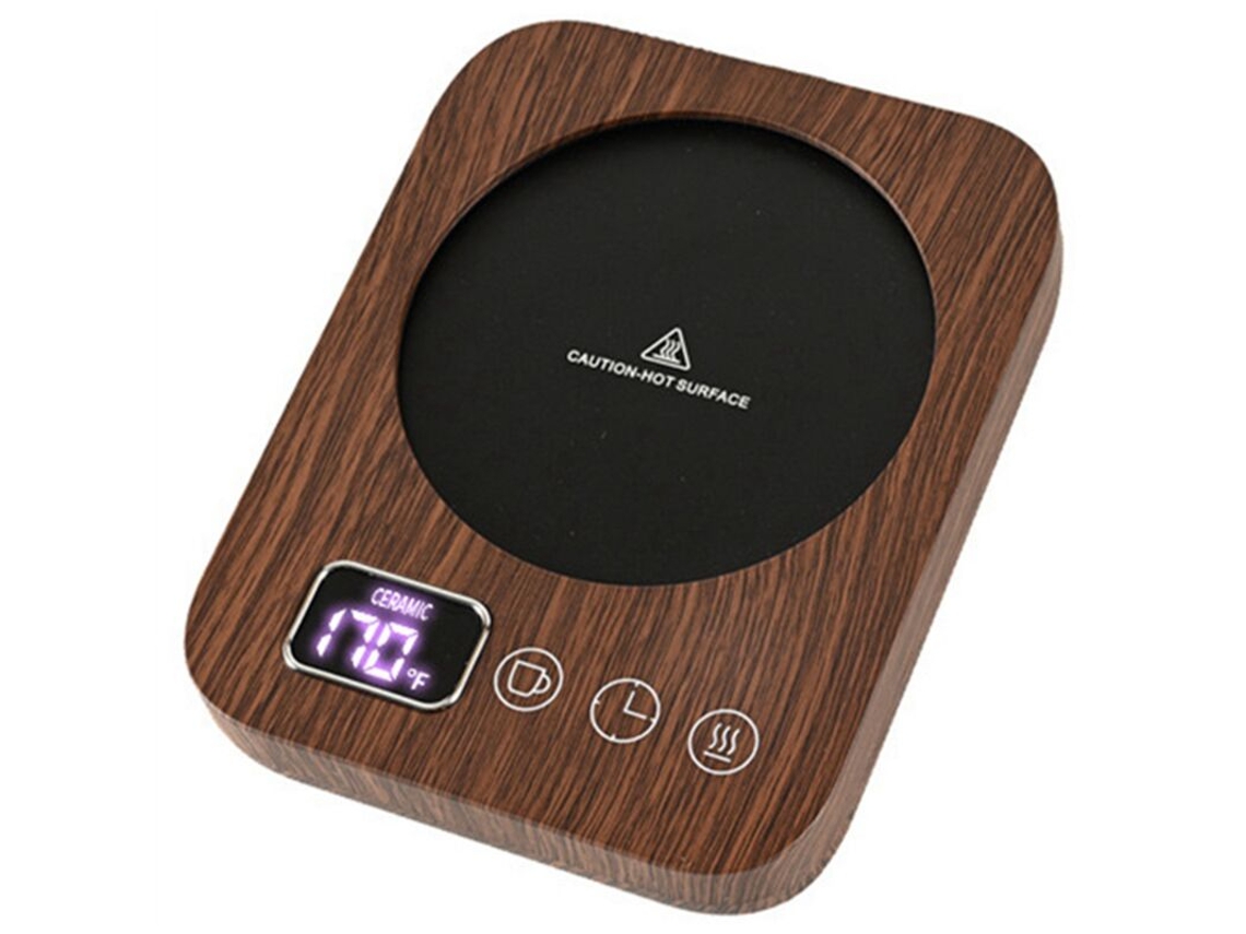 Aquecedor de canecas inteligente, aquecedor de velas com temporizador, aquecedor de café elétrico com desligamento automático, plugue da UE Slowmoose