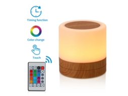 2026 lâmpada Noturna Rgb para Camping com Luz Ambiental, Mudança de Cor, Controle Remoto e Táctil, Lâmpada de Mesa 1§2§3