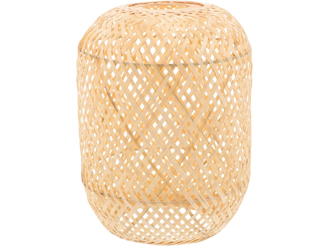 Abajur De Mesa Em Bambu Trançado, Leve E Fácil De Instalar, Com Estilo Simples Para O Quarto.