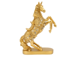 Estatua De Caballo De Oro Escultura Decorativa Feng Shui Para Hogar Oficina Figura De Arte