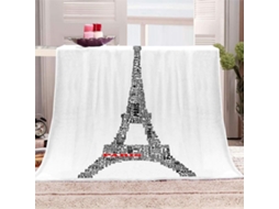 Manta de Microfibra Fansu Flanela Macia e Fofa 3d para Cama Sofá Ou Se Manter Aquecido no Inverno 150x130cm, M