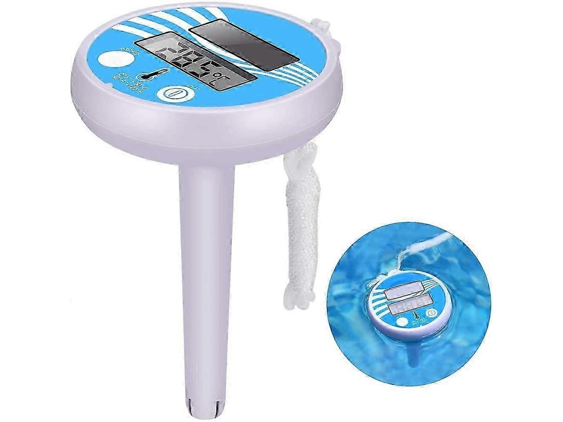 Termômetro Solar Para Piscina, Termômetro Digital Movido A Energia Solar, Medidor De Temperatura Para Spa Em Lago. Olysi Shop