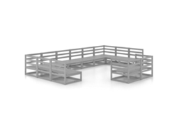Garden Lounge Set, Garden Lounge Sets Vidaxl Cinzeto Madeira De Pinho (n/a)