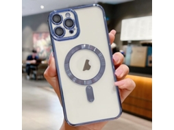 Capa Para Iphone 15 Pro - Revestimento Eletroplástico - Tecnologia Magsafe