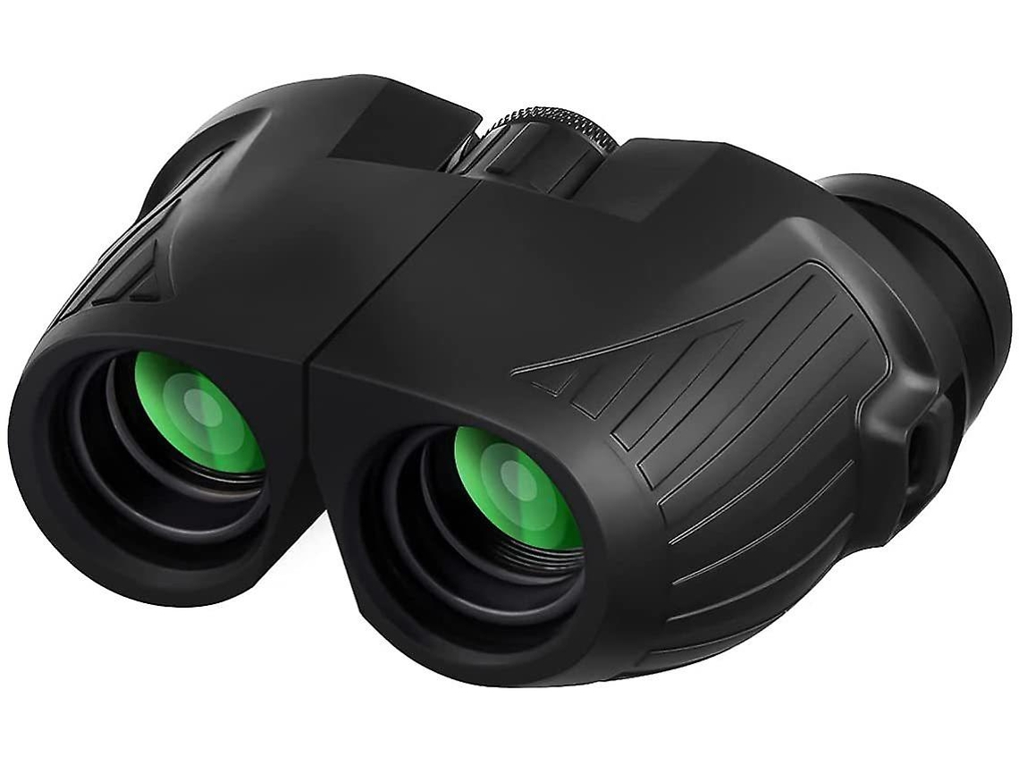 Binóculos 12x25 Compactos Ip68 Visão Noturna Crianças Caça Ar Livre Observação Pássaros Tiro Esportes Preto Bestvite