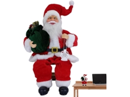 Decoração De Natal Pai Natal Sentado, Enfeites De Pelúcia De 13 Cm |