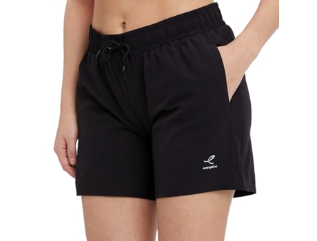 Calções de Mulher ENERGETICS Poliéster Preto (M)