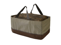 Bolsa Transportadora de Lenha Grande em Lona Cera para Madeira de Fogo