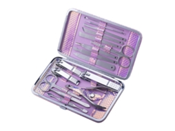 Lurelia Conjunto De Cuidados De Unhas 16 Peças, Em Aço Inoxidável, Para Unhas Grossas, Com Estojo, Para Cuidados Pessoais