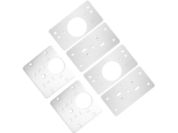 Conjunto De 3 Pares Placas Reparo Para Dobradiças Armários Com