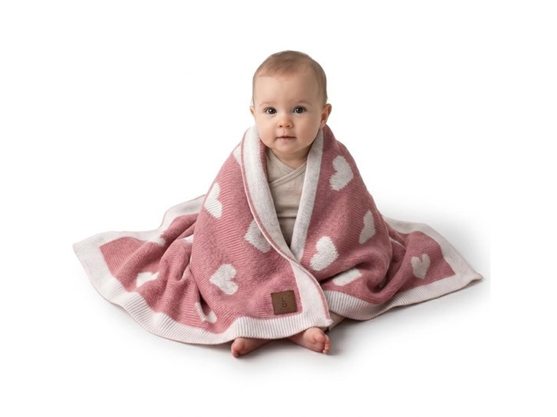 Solidchoice- Gebreide Deken 80 X 100 Cm - Zacht En Ademend - Oeko-tex Gecertificeerd - Perfect Voor Pasgeborenen - Luxe Babydeken - Hoogwaardig Acryl