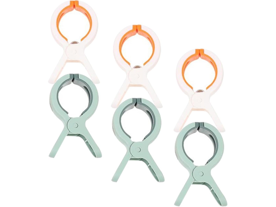 Conjunto De 6 Prendedores Toalha Para Cadeiras Praia, Ideais Para Cruzeiros E Espreguiçadeiras Design Antiderrapante
