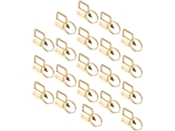 Conjunto De 40 Peças Chaveiros Ferro Dourado Pulseira