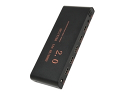 Divisor de Interface Multimídia Hd 1x4 4k 60hz 1 Entrada 4 Saídas Distribuidor Av com Plug Au S/MARCA