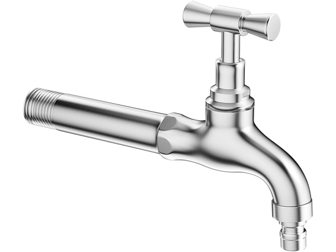 Torneira Externa De Parede Com Válvula Saída 1/2" Para Irrigação,
