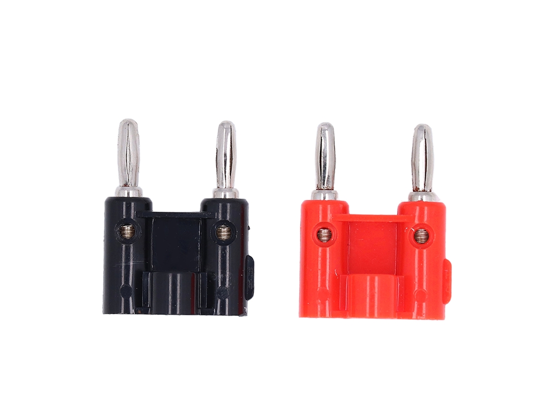 Laxiscreed Banana Plug De Áudio 4mm Com Conexão Cruzada Para Ligações Seguras