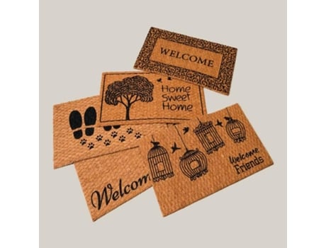 Felpudo Coco Trenzado Panama 40x70cm Std Dintex