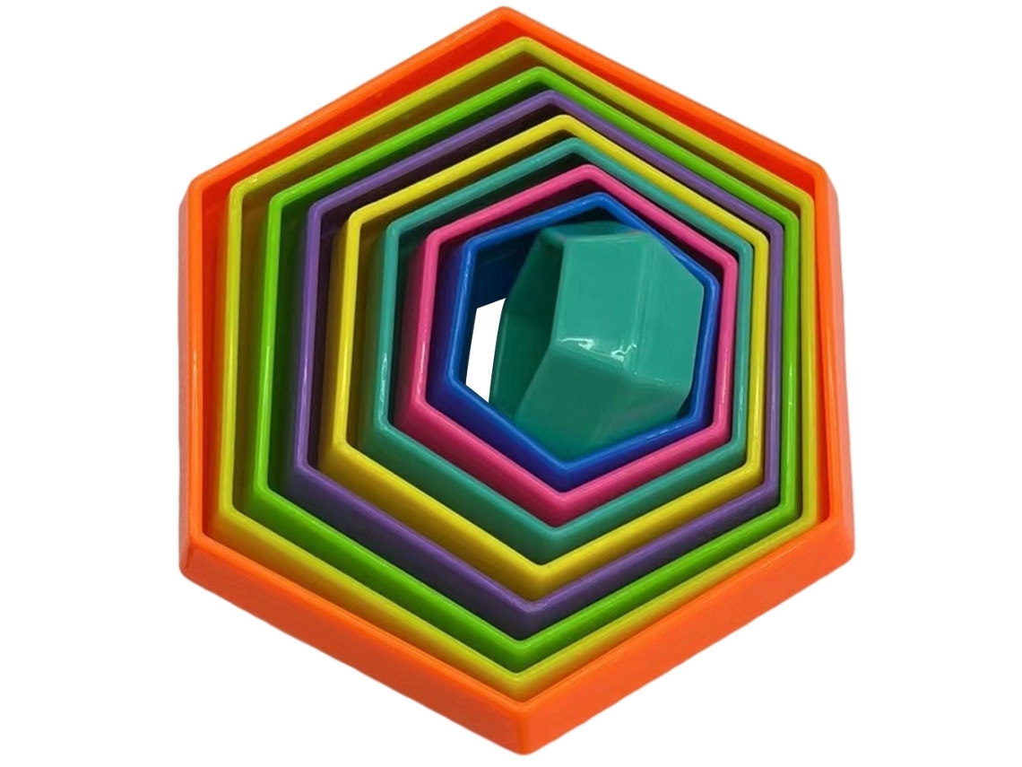 Rebe-juguete Sensorial Hexágono 3d Para Aliviar El Estresse, Mudança De Forma E Educação Precoce Para Crianças