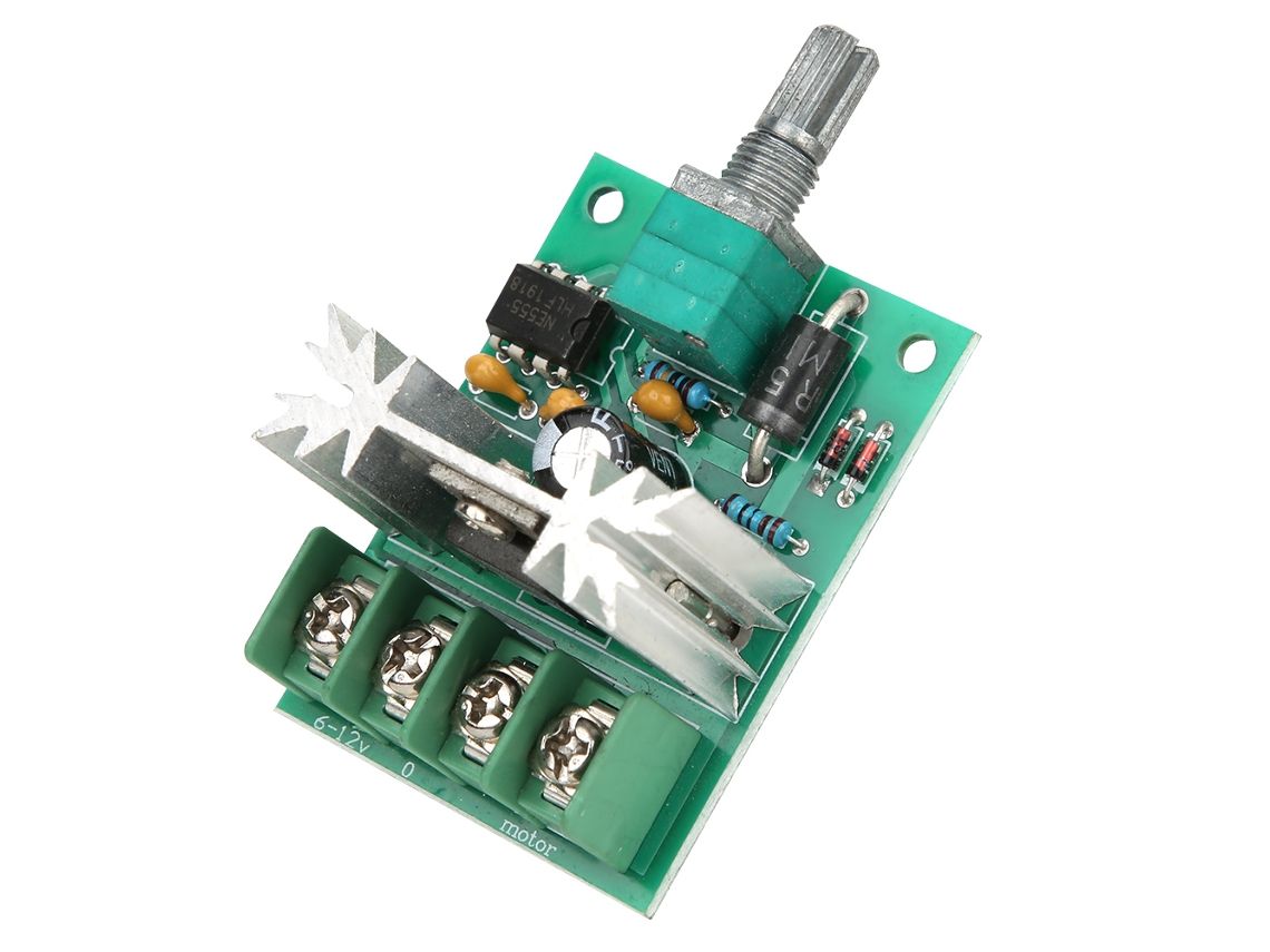 Controlador Pwm De Velocidade Laxiscreed Para Motor Dc 6-12v 6a, Alta Performance