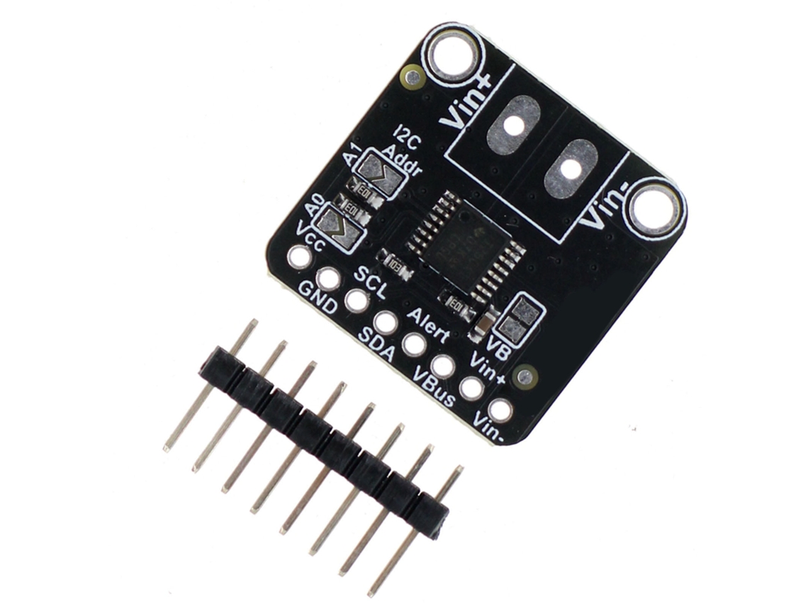 Módulo sensor de potência para monitoramento de tensão e corrente, placa de detecção de lado alto/baixo (até 36 V CC, 15 A)