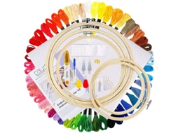Kit De Bordado Quebra Cabeça Com Instruções 50 Cores De Linha Slowmoose