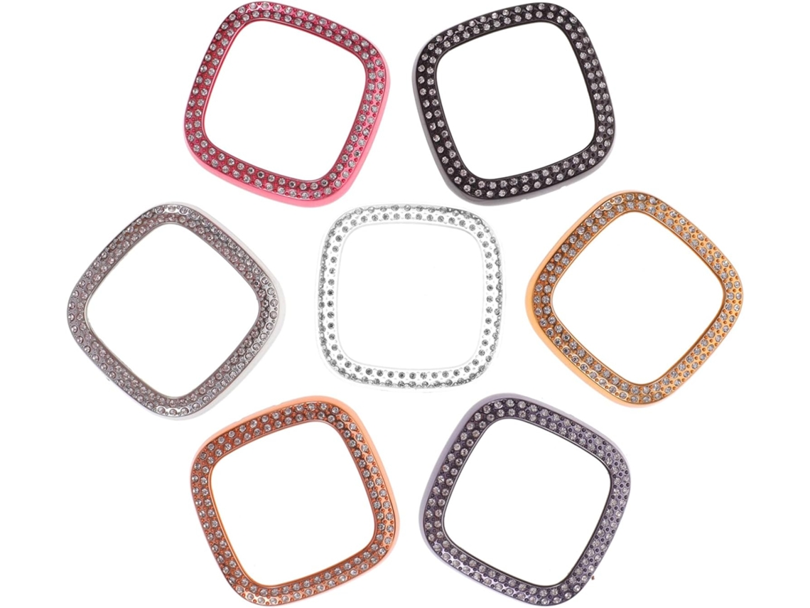 Kit Com 7 Capas Para Smartwatch Revestimento Eletrolítico, Capa