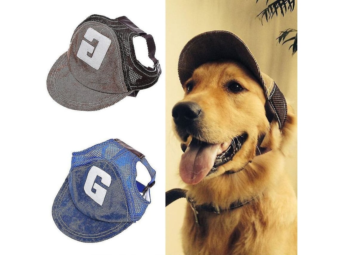2026 gorra de Sol para Cães com Aberturas para Orelhas, Ajustável e Transpirable, Proteção Uv e Calor, Tamanhos S/m/l