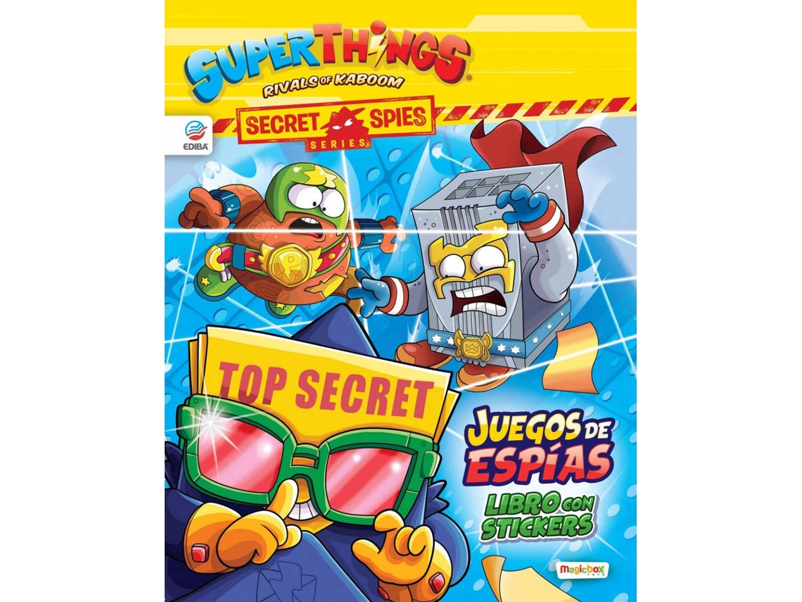 Livro De Stickers Superzings Secret Spies Series - España de Ediba Europa Eon Sl (Espanhol)