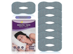 Fita Adesiva Bucal para Dormir, Promove a Respiração, Tira para Dormir, Auxiliar do Sono, Respirável, 30 Unidades, Azul. TAISHENGDA