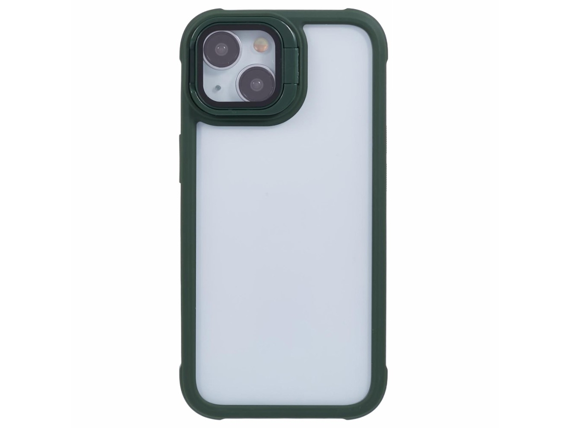 Suporte Casa Para Iphone 14 Plus Pele Sintética Verde