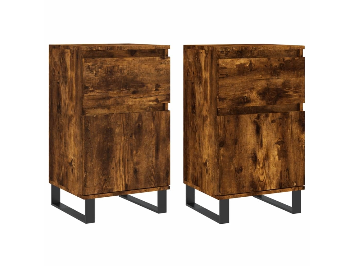 Sideboard, Sideboards Vidaxl Marrom Madeira Processada (n/a)