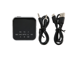 Transmissor Receptor Bluetooth 5.2 2 em 1 com Interface Aux 3.5mm Mali